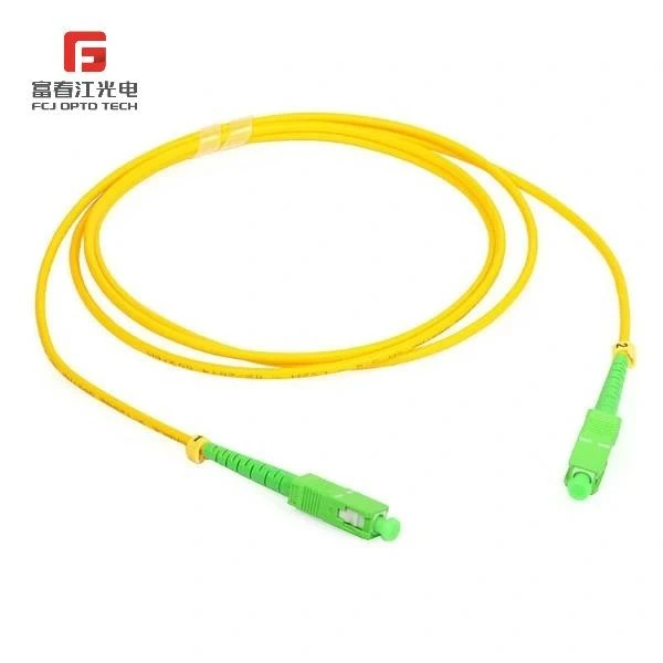 FCJ Supply Optical Fiber Patch Cords SC/APC-LC/APC Single Mode Patch Cord